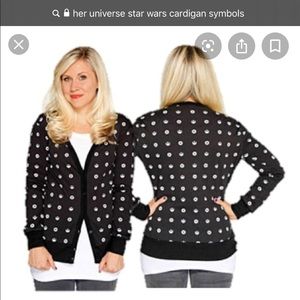 Her Universe Star Wars Symbols Cardigan